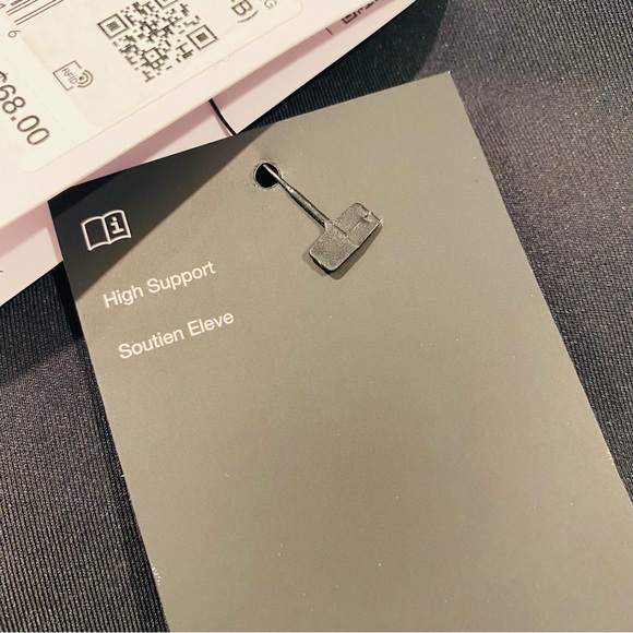 Nike Swoosh FLY Non-Padded Sports Bra DQ5033-010 Black Size XXL Cup Size A-B - Picture 15 of 15